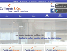 Tablet Screenshot of collinsonco.com